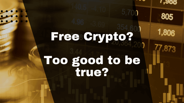 Free Crypto - learn how to earn free coins!